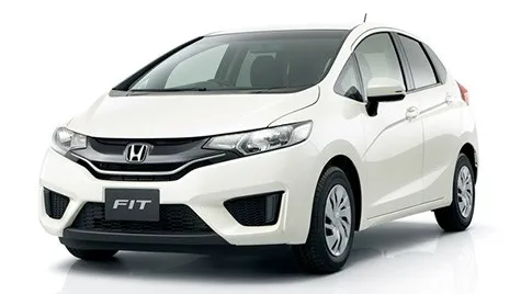 Honda Fit Hybrid 5-seat petrol automatic hatchback for hire in Victoria Falls Zimbabwe